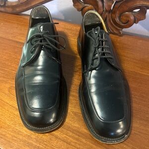 To Boot New York Black Derby Dress Shoes Apron Toe 2852 Adam Derrick Men’s 9